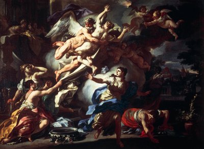Borée enlevant Orythie, par Francesco Solimena - Francesco Solimena