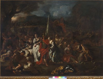 David vainqueur des Amalécites, 1720-21 - Francesco Solimena