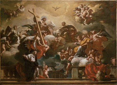La Sainte Trinité avec Saint Philippe Néri en gloire, vers 1727-1730 - Francesco Solimena