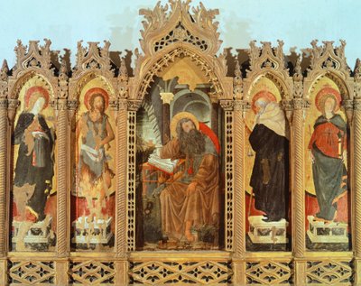 Polyptyque Lazara, ca 1452, par Francesco Squarcione (1397-1468) - Francesco Squarcione