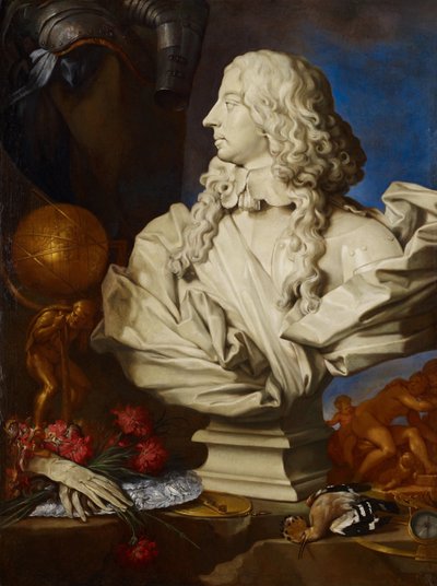 Nature morte allégorique avec le buste de François Ier d