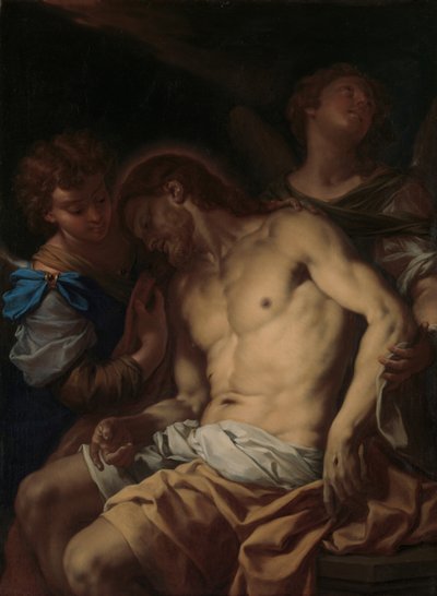Christ mort soutenu par des anges, vers 1710 - Francesco Trevisani