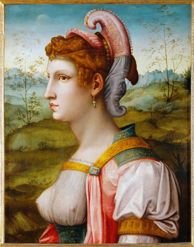 Sibylle, deuxième quart du XVIe siècle, vers 1525-50 (peinture sur bois) - Francesco Ubertini Il Bacchiacca