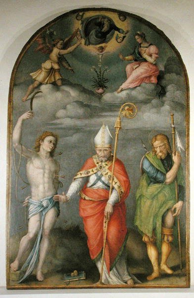 Annonciation avec Saints - Francesco Ubertini Verdi Bachiacca