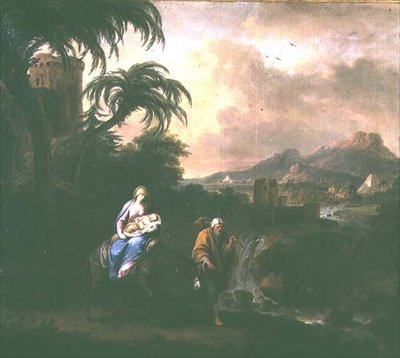 Fuite en Égypte - Francesco Zuccarelli