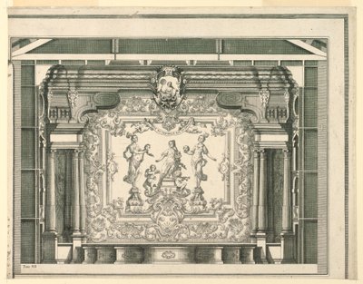 Section Transversale, Proscenium et Rideau, Teatro Filarmonico, Vérone - Francesco Zucchi