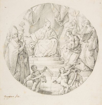 La Noblesse présentant un enfant à Venise, 1709-87 - Francesco Zugno