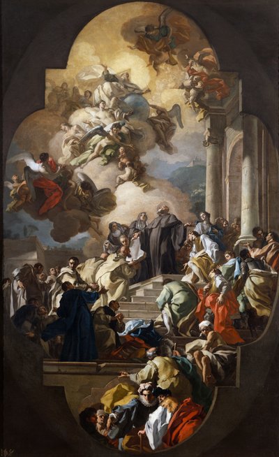 Vision de Saint Benoît - Francesco de Mura