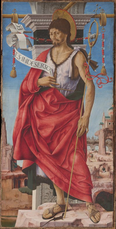Polittico Griffoni : Saint Jean-Baptiste, vers 1472-1473 - Francesco del Cossa