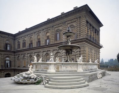Vue de la fontaine de l