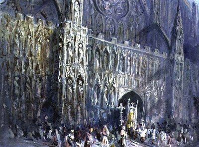 La façade ouest de la cathédrale d