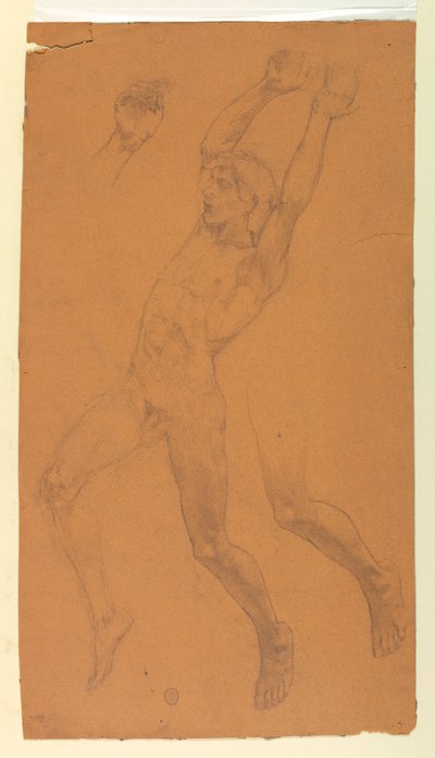 Études pour une figure volante - Francis Augustus Lathrop