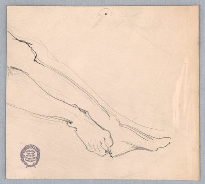 Étude pour "Diane et ses suivantes parmi les constellations" - Francis Augustus Lathrop