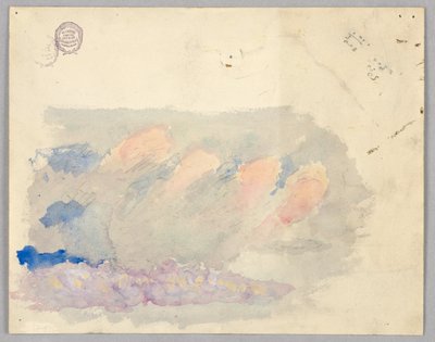 Étude de nuages, Rome, Italie - Francis Augustus Lathrop