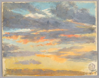 Étude de nuages, Rome, Italie - Francis Augustus Lathrop