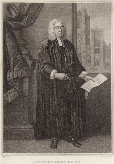 Portrait de Jonathan Swift - Francis Bindon