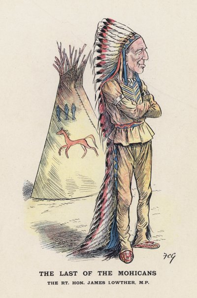 Le Dernier des Mohicans, Le Très Honorable James Lowther - Francis Carruthers Gould