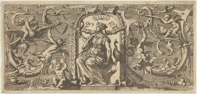 Vue Visus, des Cinq Sens, vers 1655 - Francis Cleyn