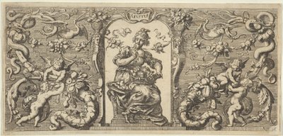 Goût Gustus, des Cinq Sens Quinque Sensuum, vers 1655 - Francis Cleyn
