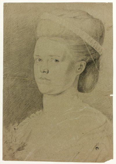 Buste de jeune femme - Francis Cotes
