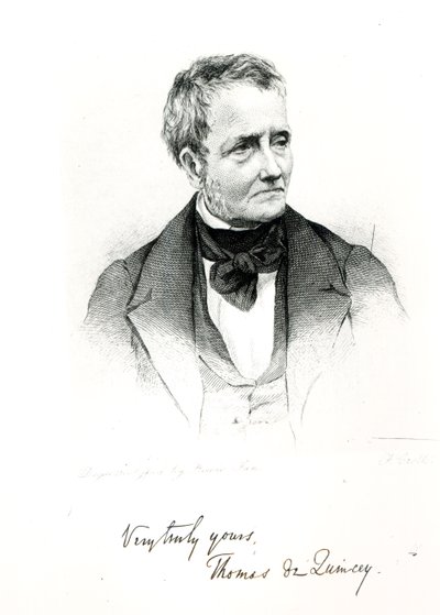 Thomas de Quincey (1785-1859), d