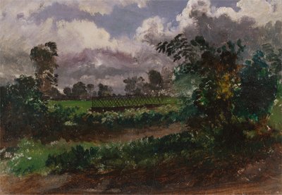 Vue du jardin de l
