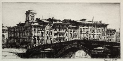 Ponte di Mezzo, Pise - Francis Dodd