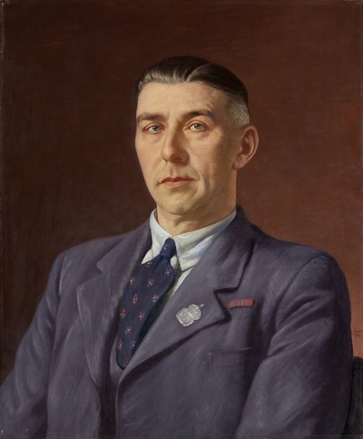 Portrait de Percival Henry Martin, Poste, Bristol, vers 1941-45 - Francis Dodd
