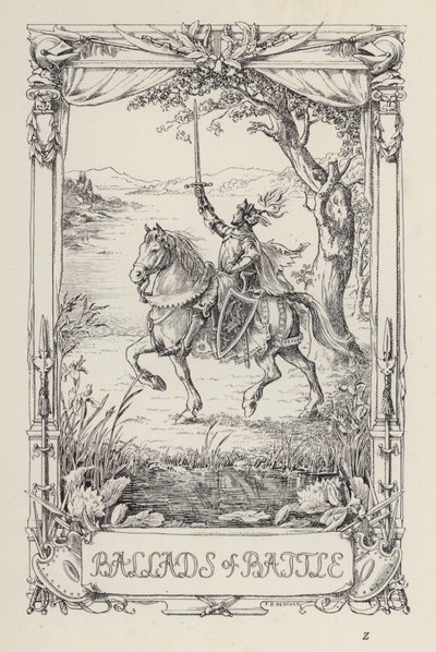 Un autre livre de vers pour les enfants : Ballades de combat (litho) - Francis Donkin Bedford