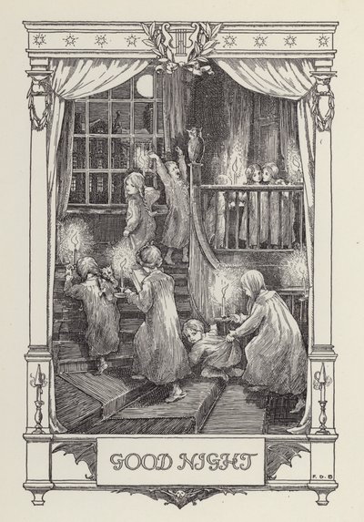 Un autre livre de vers pour les enfants : Bonne nuit (litho) - Francis Donkin Bedford