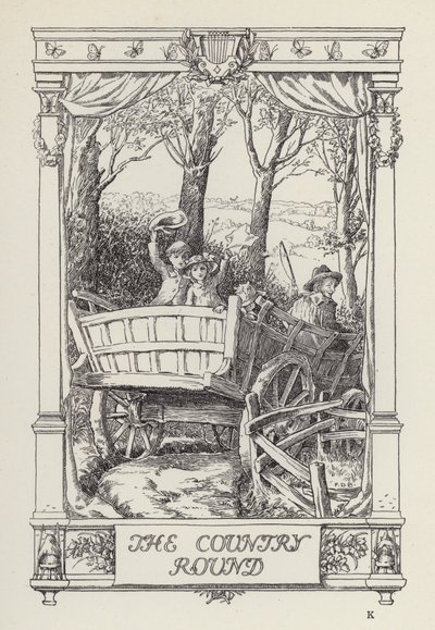 Un autre livre de vers pour les enfants : La ronde des campagnes (litho) - Francis Donkin Bedford