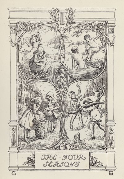 Un autre livre de vers pour les enfants : Les quatre saisons (litho) - Francis Donkin Bedford