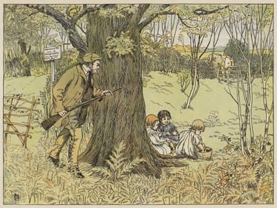 Game-Keeper (lithographie couleur) - Francis Donkin Bedford