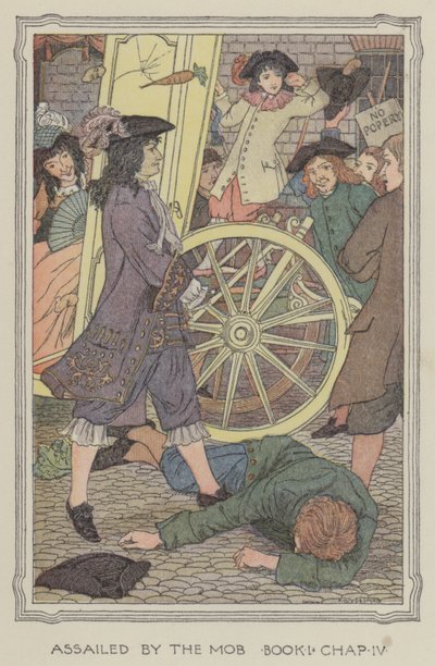 Illustration pour The History of Henry Esmond (lithographie couleur) - Francis Donkin Bedford
