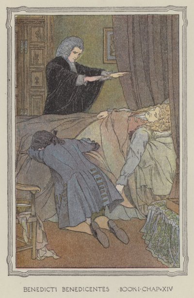 Illustration pour The History of Henry Esmond (lithographie couleur) - Francis Donkin Bedford