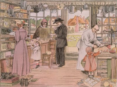 Le magasin général, extrait de "The Book of Shops" (Le livre des magasins) - Francis Donkin Bedford