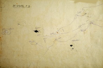 Carte (plume et encre sur papier) - Francis Doveton Bridges