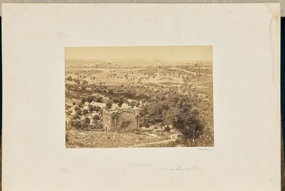 Jérusalem, depuis le mont des Oliviers - Francis Frith