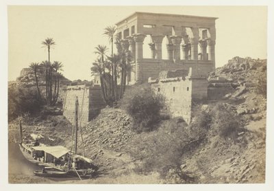 Lit des Pharaons, île de Philæ - Francis Frith
