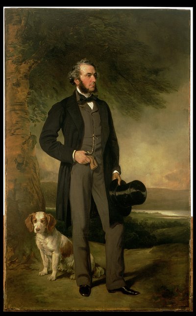 Portrait de John Hick Esq, JP, c.1861 - Francis Grant