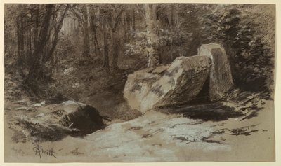 Rochers dans les bois - Francis Hopkinson Smith