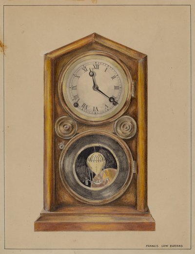 Pendule de cheminée - Francis Law Durand