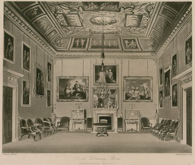 Deuxième salon, Buckingham House - Francis Phillip Stephanoff