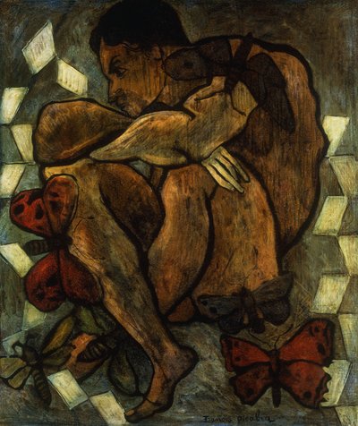 Homme nu aux papillons ; Nude Man with Butterflies - Francis Picabia