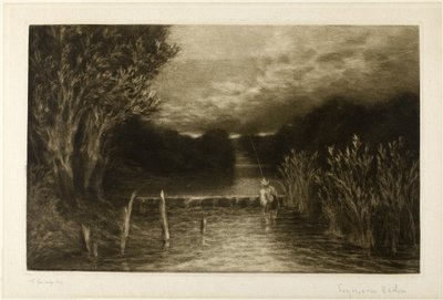 Pêche à la truite - Francis Seymour Haden