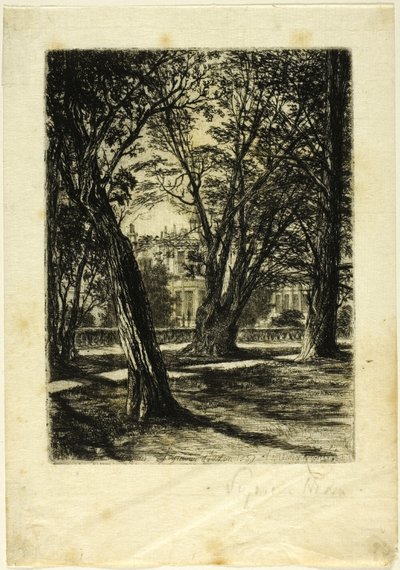 Kensington Gardens, No. I (petite planche) - Francis Seymour Haden