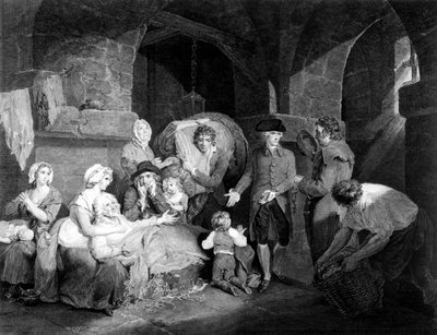 John Howard Esq. (1726-1790) visitant et soulageant les misères d