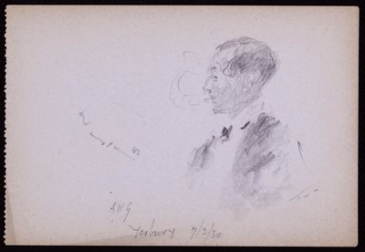 Portrait de FR Yerbury - Francis Wilfred Lawson