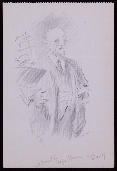Portrait de Sir George Clausen - Francis Wilfred Lawson