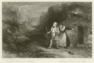 Hamish Bean et sa mère - Francis William Topham